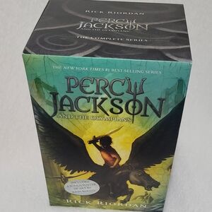 PERCY JACKSON & THE OLIMPIANS -SERIES SET BOOKS 1-5 ( With Poster )
